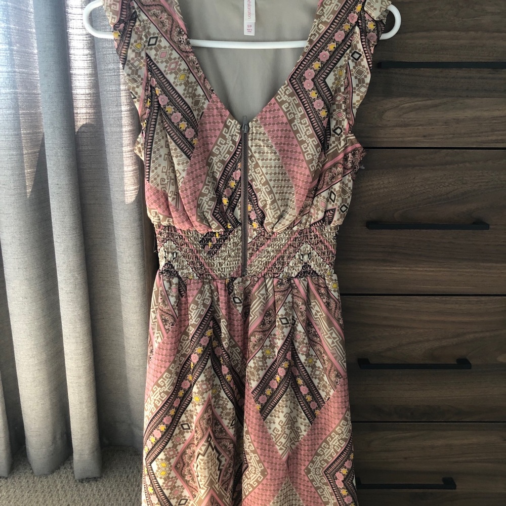 Spring/Summer zip front dress